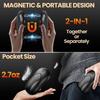 Rechargeable Hand Warmers 2-Pack, Dual-Side Heating, 3 Temp Settings, Portable Magnetic Pocket Warmers for Men & Women, Hunting,