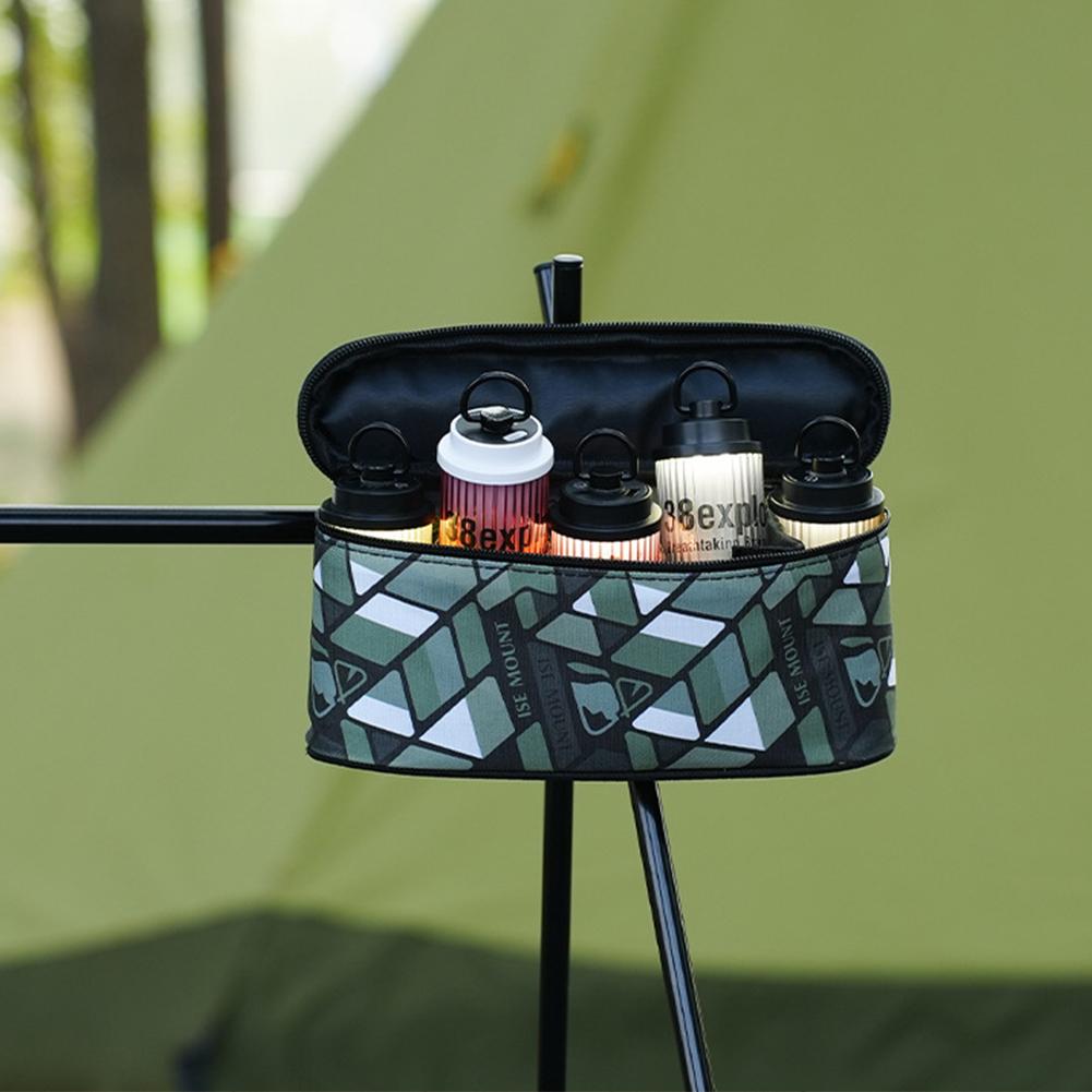 Camping Lamp Storage Bag with Removable Compartments Portable Grocery Bag Camping Light Organizer Bag for 38explore Lamp