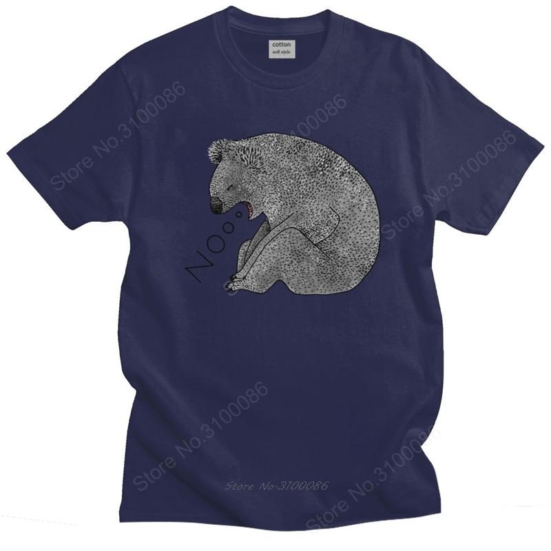 Cool Funny Bear Animal No Koala T Shirt Unisex Casual Tshirt Shortsleeve Printed Tshirt Pure Cotton Oversized Tee Merchandise