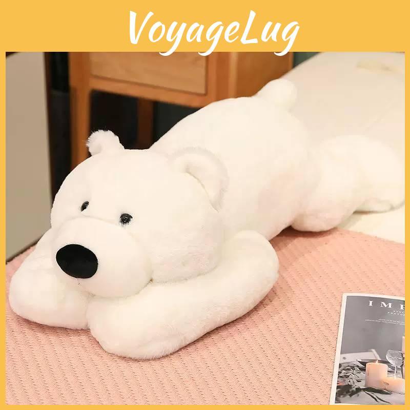 Cute Plush Bear Toy Hug Pillow With Prone Design Suitable For Childrens Gifts