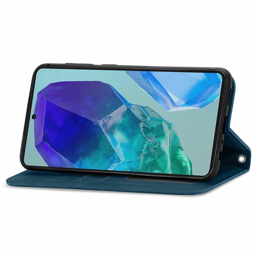 For Samsung Galaxy A16 5G/A16 4G Leather Case with Card Holder Magnetic Absorption Phone Cover