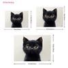 2D Cute Black Kitten Backdrop Pet Lovers Photography Decoration