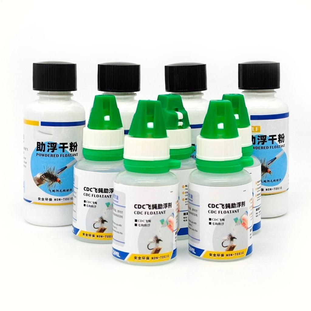 Fliegenfischen Schwimmmittel Fliegen Schwimmmittel Angelwerkzeuge Angelköder Pulver Lang anhaltendes Trockenfliegenmittel Fliegen Schwimmmittel Pulver Fliege