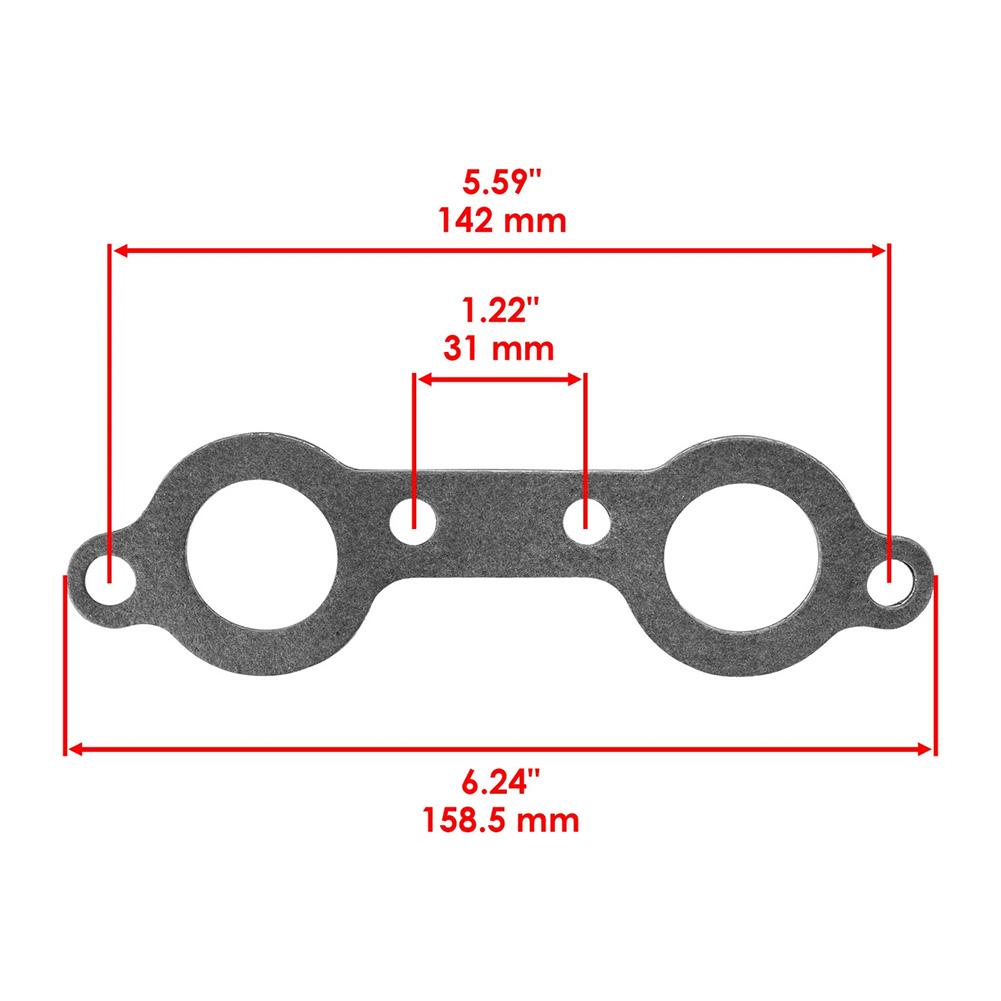 2026 Premium Exhaust Gasket For Polaris 800 EFI Models 2005-2014 Durable= Leak Prevention Easy Install Replacement TG1030YK103 China Mainland