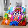 Cute Anime DR S-Slump A-Arale Blanket Super Soft Cartoon kawaii Blanket for Travel Bedding Couch Sofa Bed Blanket Birthday Gift