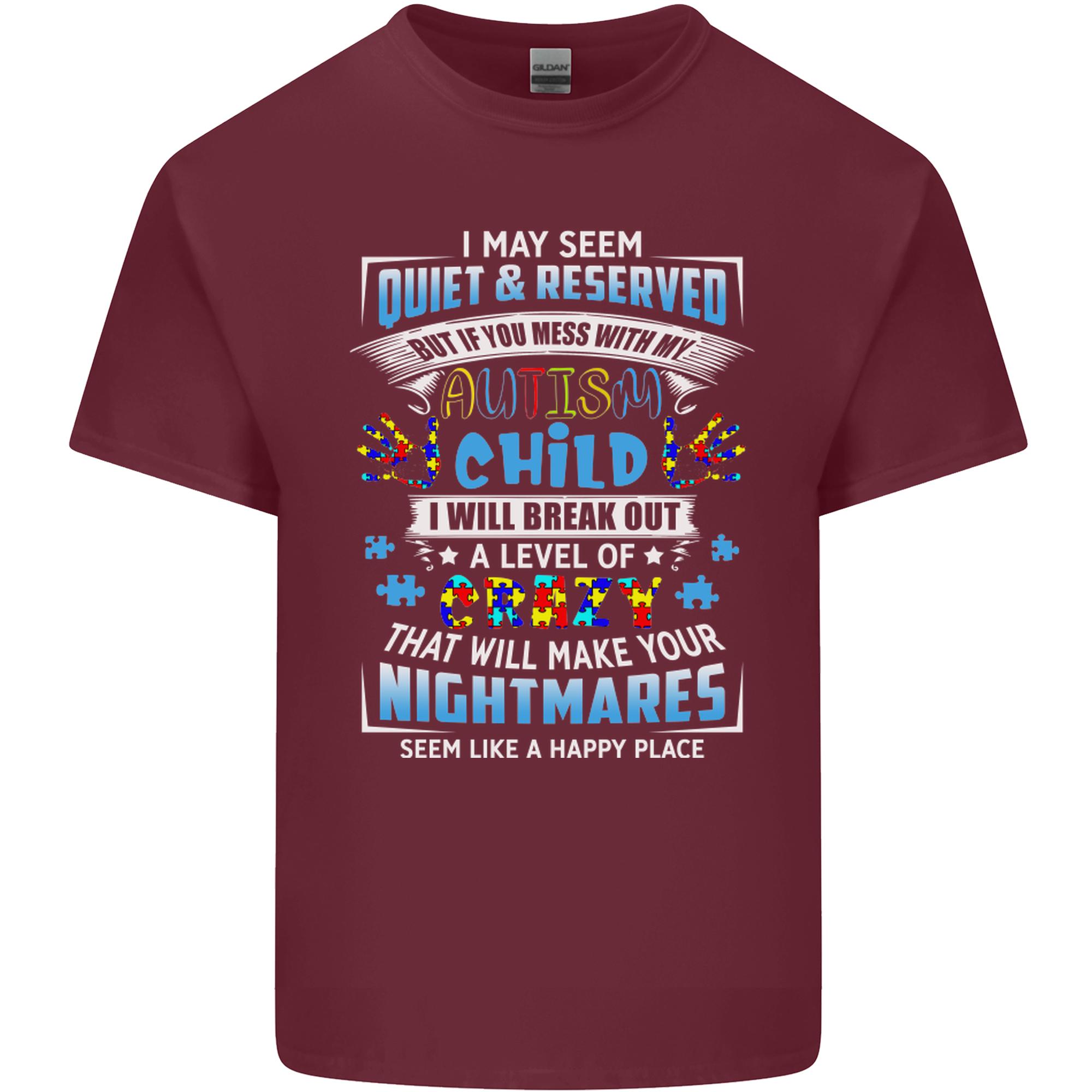 Mess With My Autism Child Autistic ASD Unisexs Light Cotton TShirt S