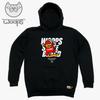 Woops_Hoody_74 Skateboard Cat Oops Character Graphic Hoodie