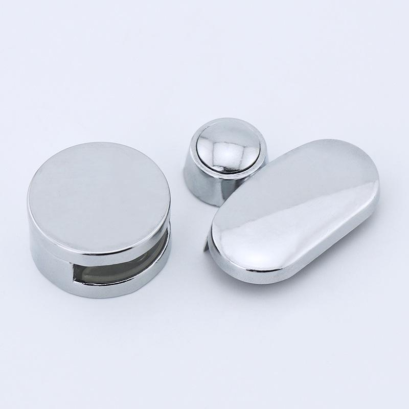 Bathroom Mirror Clip Bracket - Glass Shelf Support & Fixing Hardware