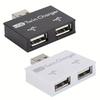 USB 2.0 HUB 1 To 2 Port High Speed Mini Splitter Adapter For Laptop U Disk Card Reader Mouse Keyboard Phone Charging Accessories