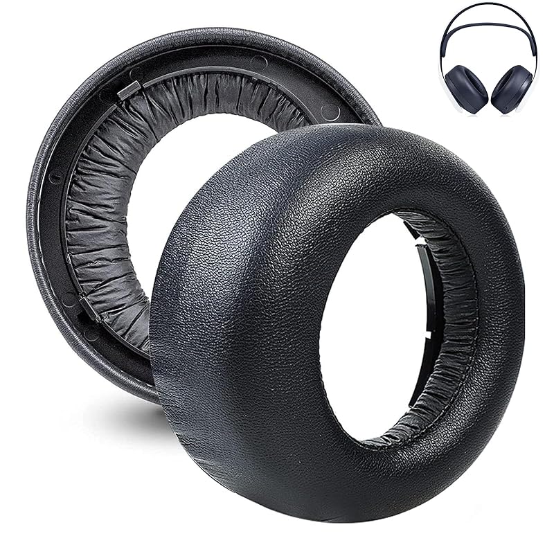 

Dophee Ear pads applicable to PS5 PS5 PULSE Applies to 3D protein leather ear cushion headphone pad replacement ear pads compatible ear pads 1 set