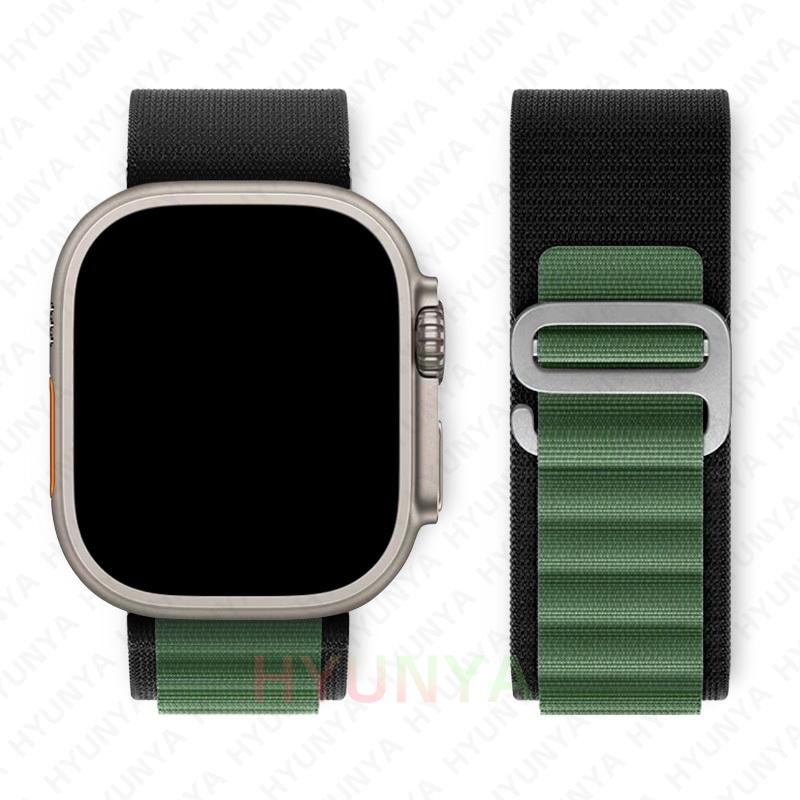 Alpine Λουράκι για Apple Watch Band Σειρά 10 9 8 7 SE Ultra 2 41mm 42mm 45mm 46mm 49mm 40mm 44mm IWatch Correa Λουράκι Ρολόι Βραχιόλι