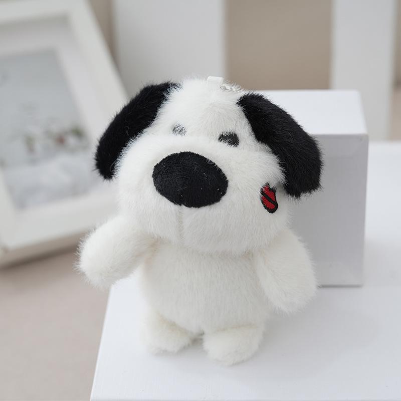 

Innovative Snuggly And Mink Fur Squirrel Plush Keychain For Eyecatching Bag Accessory белый