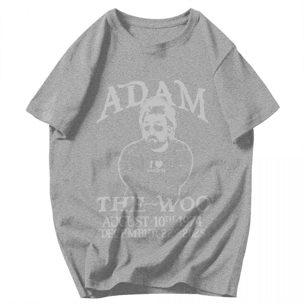Men T Shirt Adam The Woo RIP Vintage Unique Y2K Graphic Anime Unisex Clothing T Shirts