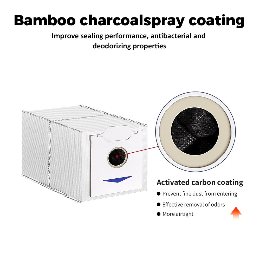 Dust Bags For Ecovacs DEEBOT N30 Omni N30 Pro Omni N30 Pro Sweeping Robot Vacuum Cleaner Spare Parts Trash Bag Home Accessories