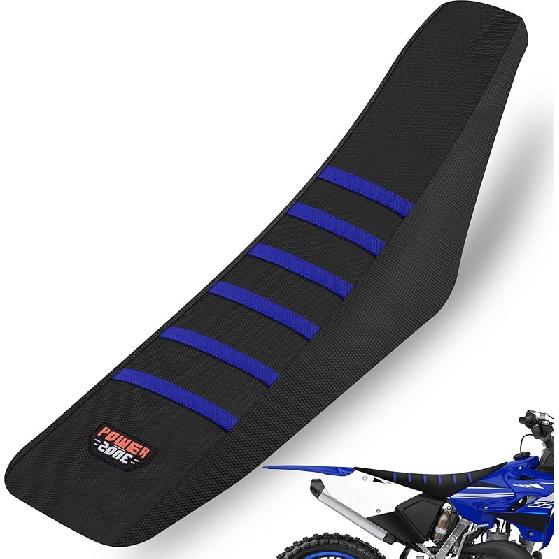 Motorcycle Universal Seat Cover Non-Slip Rubber Striped Gripper Soft Sewing For CRF WR WRF RMZ YZF SXF EXC EXC XC SX CR KLX Dirt Pit Bike Motocross