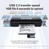 Lexar Card Reader Dual-Slot USB-A USB-C Type-C Reader Up To 205Mb/s 2-in-1 Card Reader SD Card Reader and Micro SD Card Reader for Computer and Phone