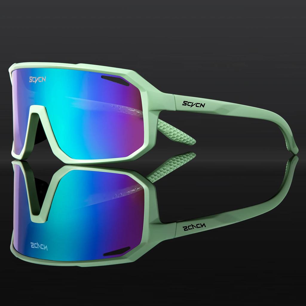 SCVCN Cycl Brillen Photochrome Radsport Sonnenbrillen Herren UV400 Brillen Sport MTB Outdoor Brillen Fahrrad Brillen Damen Sonnenbrillen