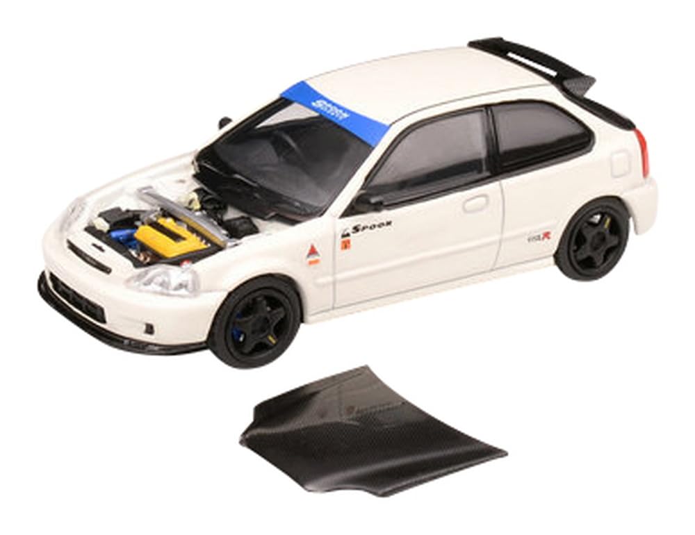 

MOTORHELIX Scale Honda Civic Type R White Finished Model M65014 1/64 (EK9) Spoon-Championship