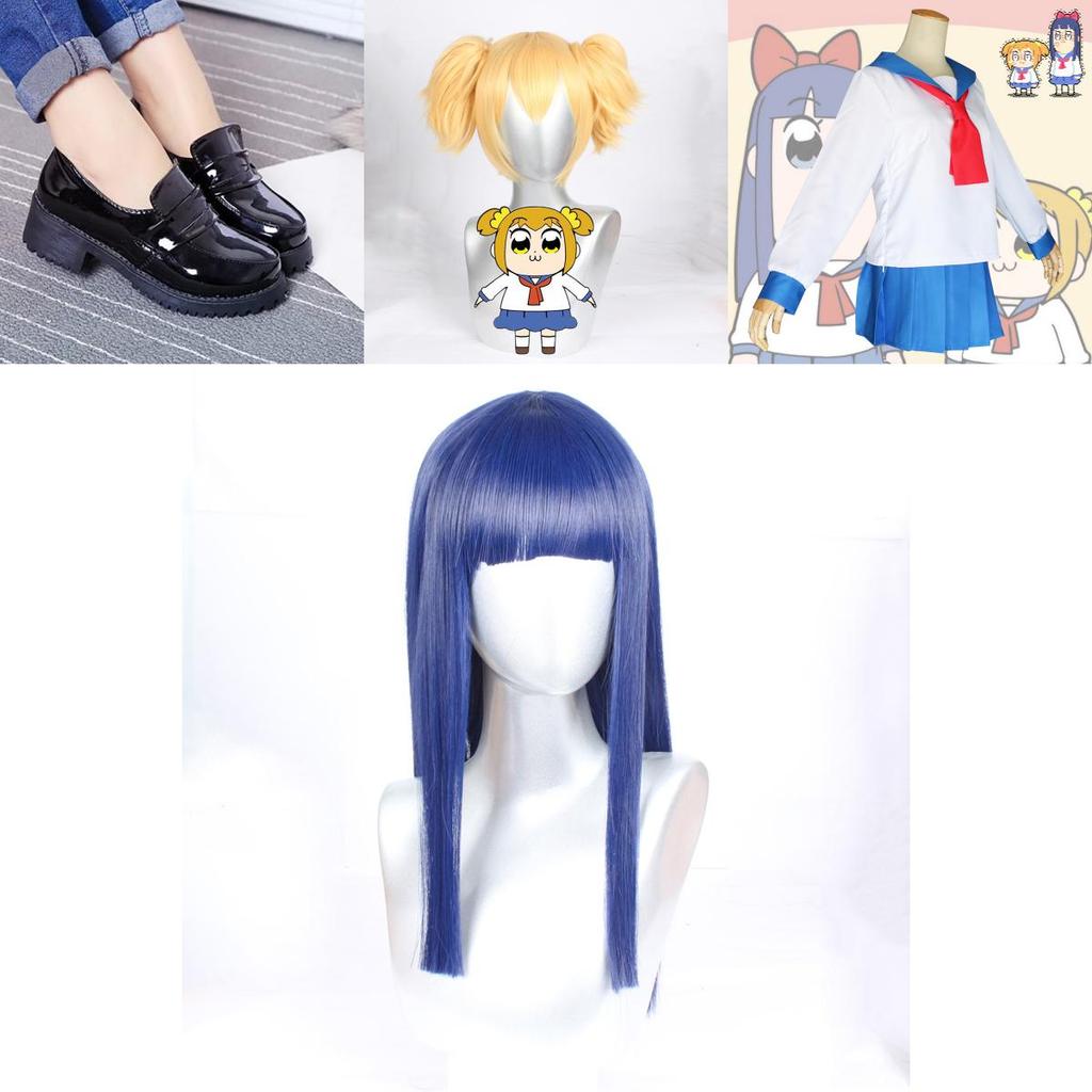 Team Epic Pop Poputepipikku Popuko Pipimi School Sailor Uniform Costume Cosplay