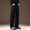 Men's Premium Black Loose Straight Jeans