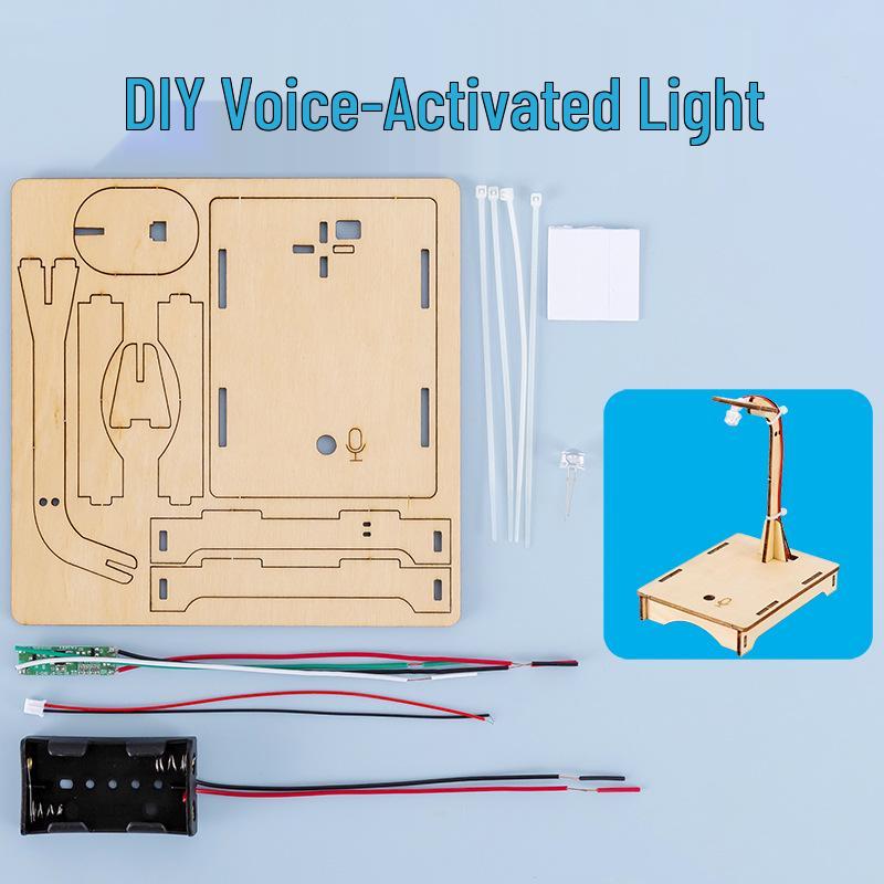 DIY Sound-Controlled Desk Lamp Kit: Educational Science Experiment for Kids