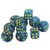 10Pcs/set D6 16mm Colored 6-sided DND Dice Translucent Colors Party Game Polyhedral Dice Role-Playing Acrylic Table Game
