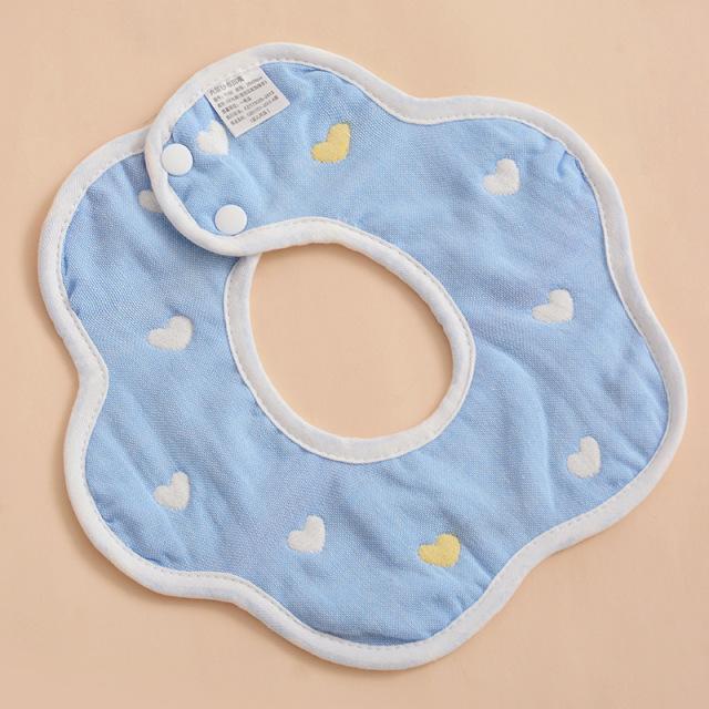 

Дитячі бавовняні нагрудники з мультфільмом, що обертаються, 8 шарів, марля, муслін, дитяча бандана для відрижки, м’який рушник для слини новонароджених. Догляд за дитиною