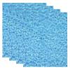 Uxcell Banguoti vandens lipdukai 4 vnt. pakuotė 11,69 colio x 8,27 colio (297 mm x 210 mm) Lipnios Dirbtinio Bangavimo Efekto Lipdukai Lėlių Namelio Tapetai