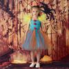 2025 Clown Suit Children's Mesh Princess Dress TUTU Girls Dress Christmas Halloween Show Costume