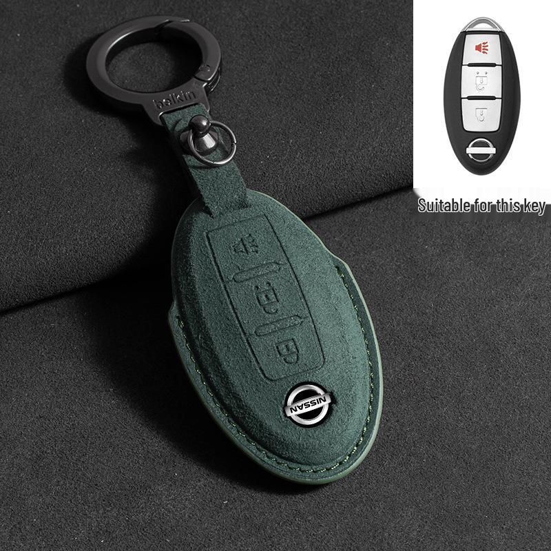 Nissan Car Key Cover for Altima, Sylphy (14th Gen), Qashqai, X-Trail, Tiida, Bluebird, Kicks, Tanlu, Loulan