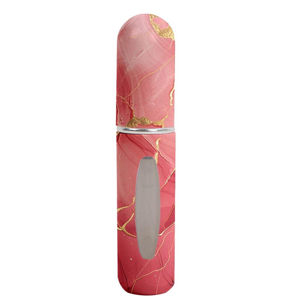 Portable 5ml Mini Perfume Bottle Refillable Leak-proof Spray Rotating Bottle Empty Cosmetic Containers Travel