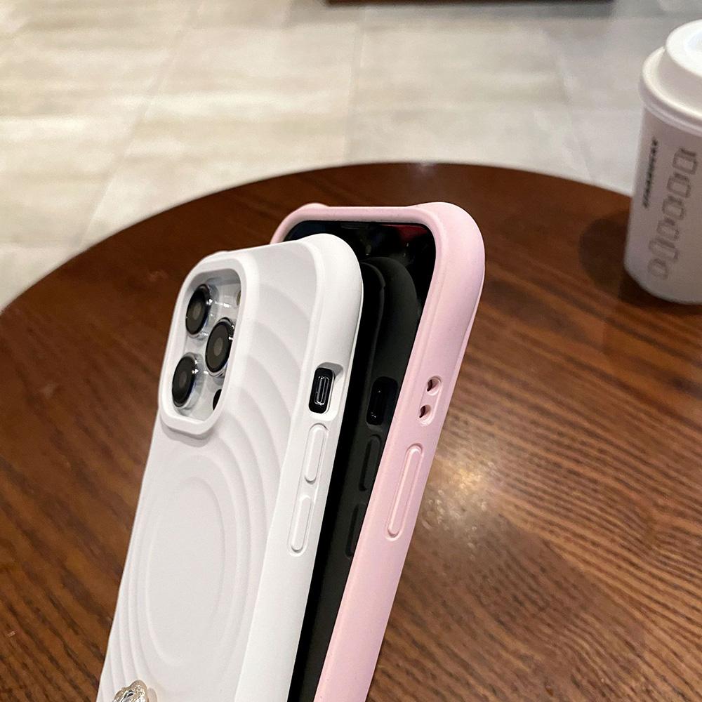 Magnetic Wireless Charging Phone Case For iPhone 16 Pro Max 17 Air 15 13 14 12 11 Pro Case Silicone For Magsafe Protection Cover