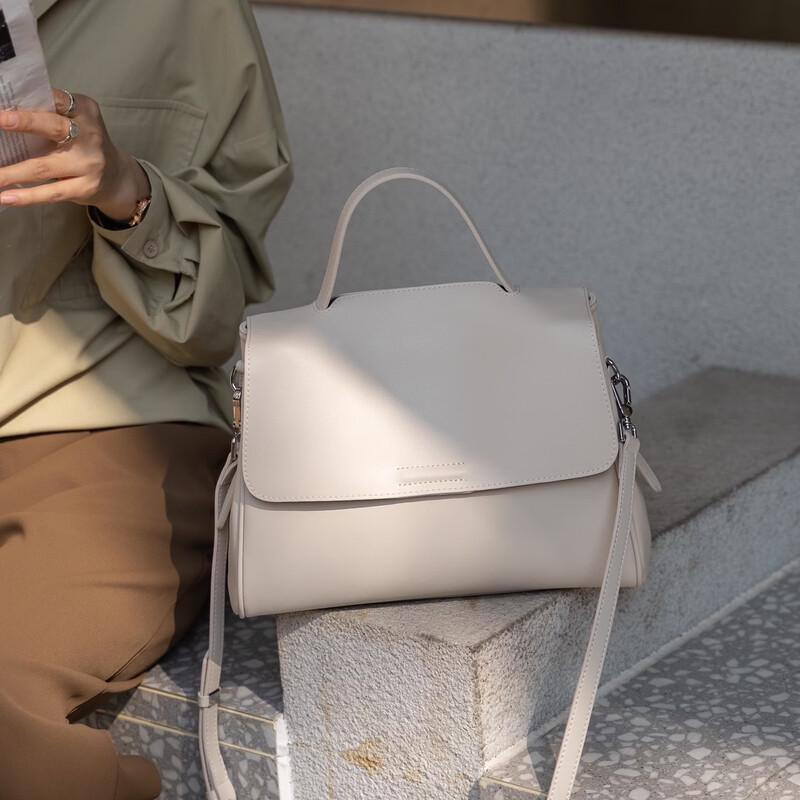 Women's Soft Cowhide Leather Tote Crossbody Bag