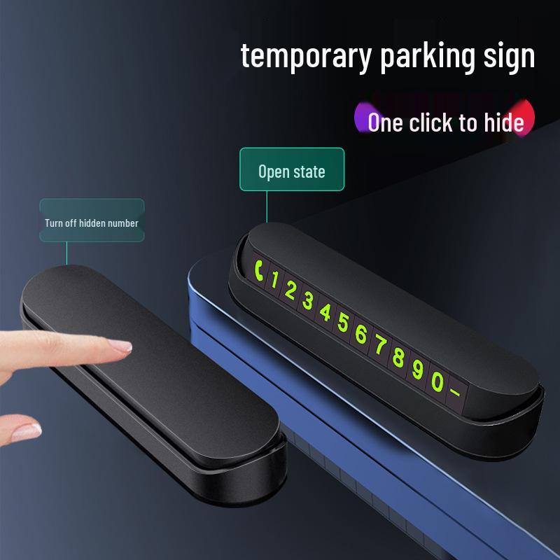 

Временная автомобильная номерная табличка для парковки – Креативное украшение высокого класса для использования в автомобиле 4 plates