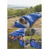 Lightweight Mummy Sleeping Bag 2in1 Quilt Cover Blue Camping