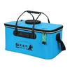 Portable EVA Folding Fish Bucket: Multi-Function Tackle Box & Fish Keeper with Shoulder Strap