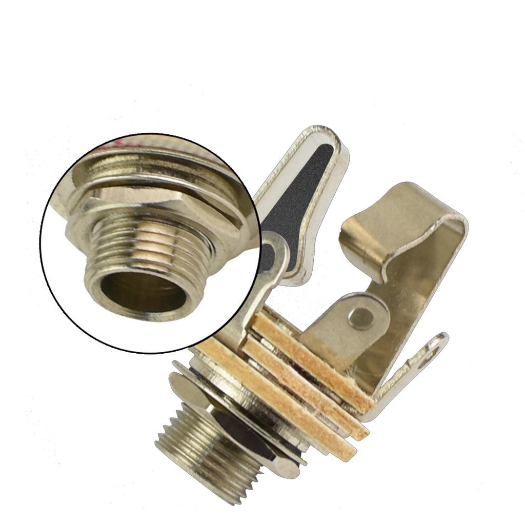 YINKE DIY Effects Pedal Open Jack Stereo Jack for Guitar and Bass of High Quality Active Ideal for 6.35mm (Set 3) - Type, Input/Output