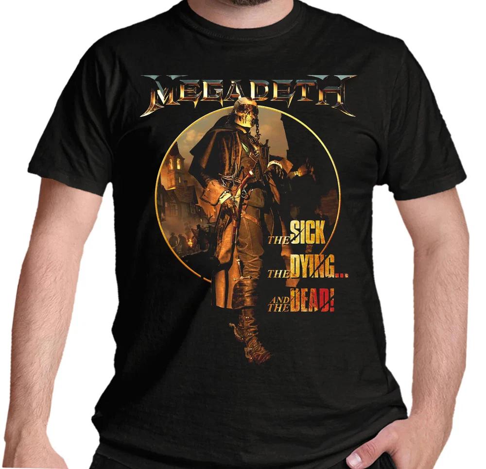 Official Megadeth T Shirt The Sick The Dying and The Dead New Black S To XXL M