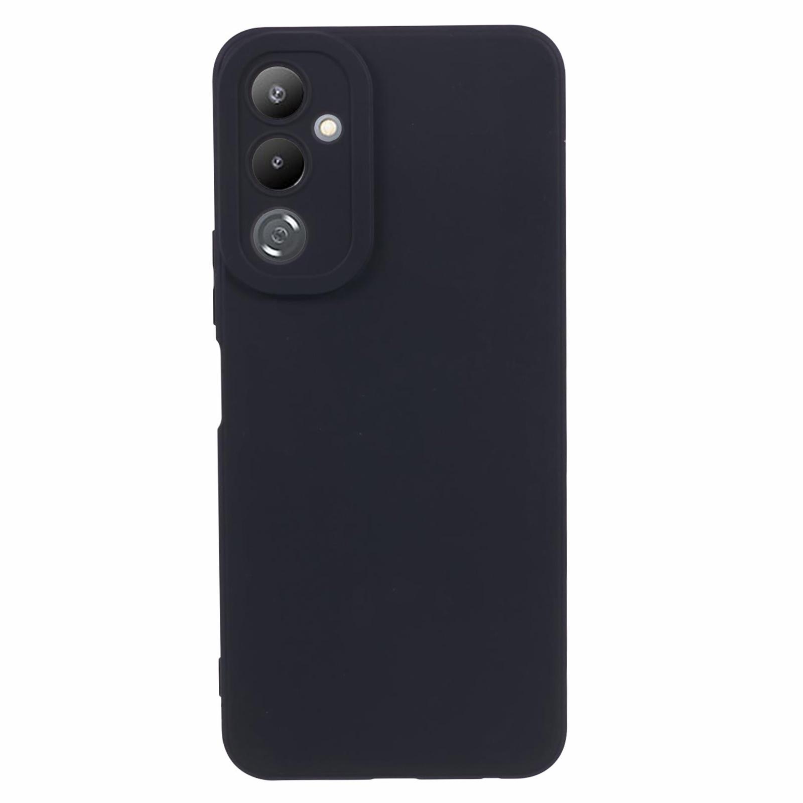 

For TECNO Pova 4 4G Case Fall-Resistant TPU Straight Edge Phone Cover Black