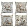 Soft Santa Christmas Pillow Cover For Festival Home Decoration And Holiday Couch Bedroom Accessories