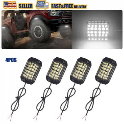 4x White Car LED Neon Light Underglow Lamp Kit For Chevy Trailblazer Silverado V