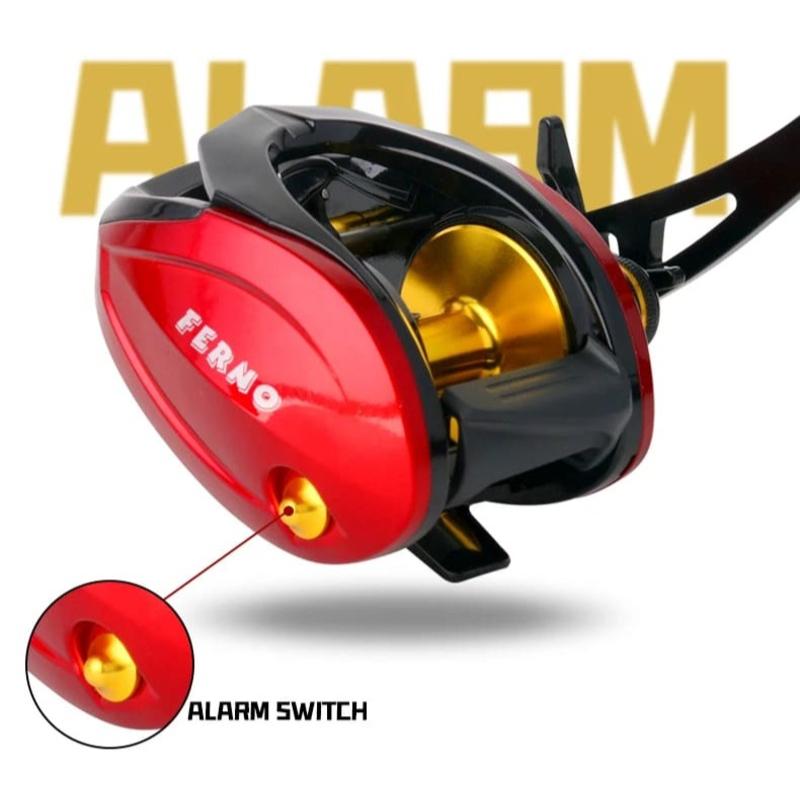 DEUKIO Ny agn fiskesnelle 8+1BB 6.4:1 høyhastighets langdistanse forsvarsfiskesnelle Ferskvann sjøvann Sakterystende jernplate fiskesnelle