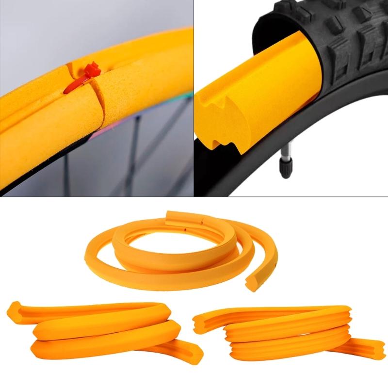 Road Bike Tubeless Tire Insert Pad Replacement Bicycles Tyre Air Insert Liner Foam Bike Tire Protector Enduring