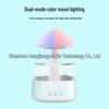 CH08 Seven-Color Rain Cloud Aroma Diffuser & Humidifier with Mushroom Lamp