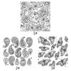 Flower Silicone Stamps Clear Scrapbooking Decorative Stampers for Scrapbooking Journals DIY Album Gift Wrap