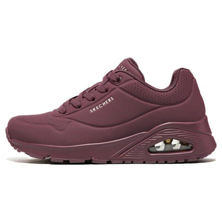 Skechers Lifestyle Женские Красные Низкие Повседневные Кроссовки Комфортные Универсальные Амортизирующие Износостойкие 73690-PLUM 36
