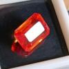 Natural Amazing Mexican Fire Opal Red Orange 5-7 Ct Emerald Cut Gemstone