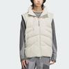 adidas FW24 FUSTL Series P DJK Mid Removable Insulated Sports Casual Down Jacket Men Jacket Light-Sesame Earth-Gray JM6175