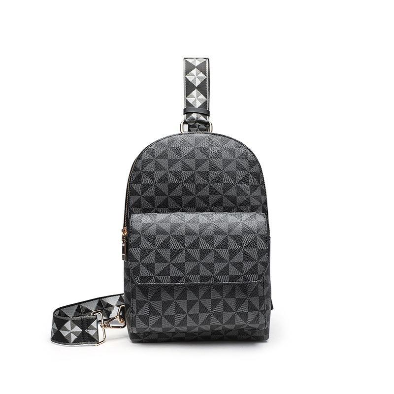 Chest Bag Spring and Winter Fashion Trend Schoolbag Anti-theft Large Capacity Leisure Travel Bag for Men and Women Backpack