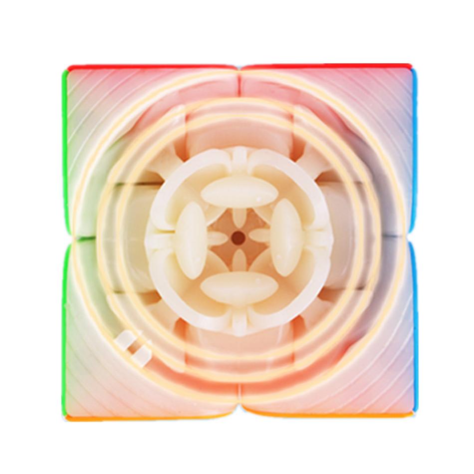 Little Magic 2x2 Magnetic Magic Cube Speed Little Magic 2x2x2 Magic Cube 2Layers Speed Cube Profesionalūs dėlionės žaislai